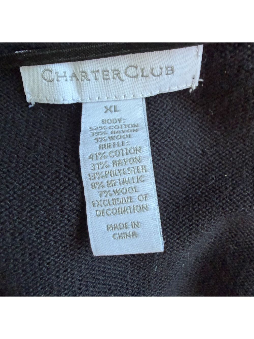 Charter Club & Blue Motion Sweaters,Size XL,Set of 2 - Picture 4 of 11